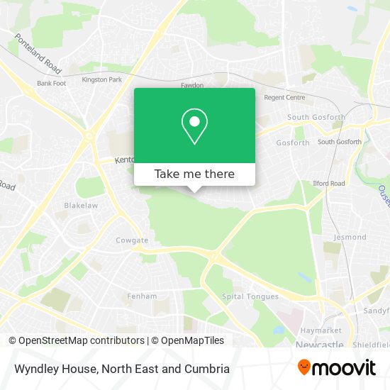 Wyndley House map