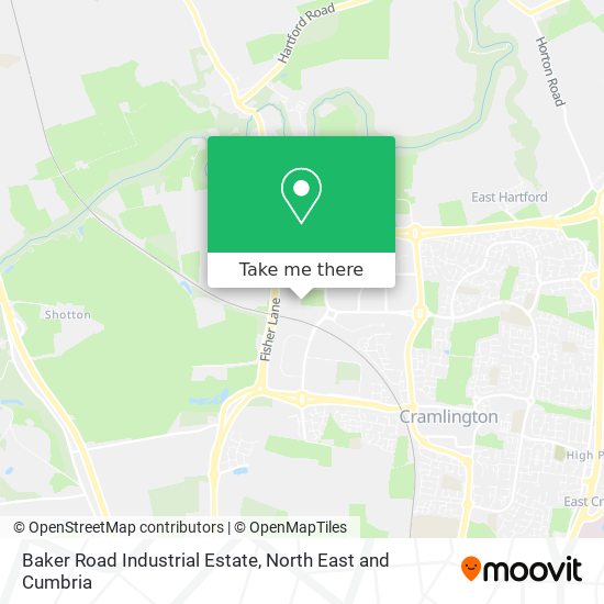 Baker Road Industrial Estate map