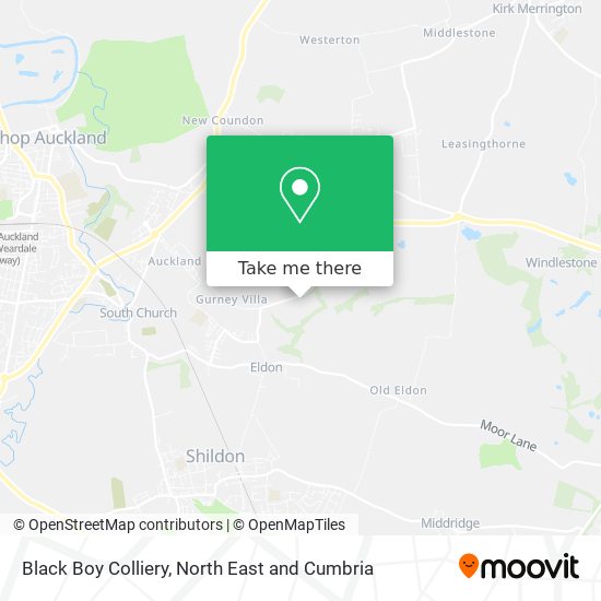 Black Boy Colliery map