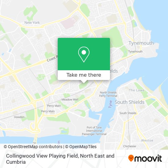 Collingwood View Playing Field map