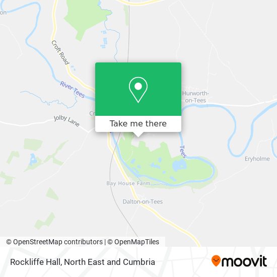 Rockliffe Hall map