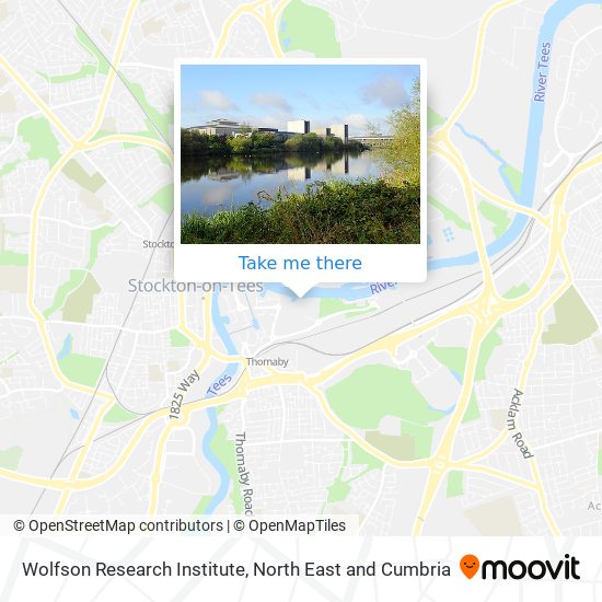 Wolfson Research Institute map