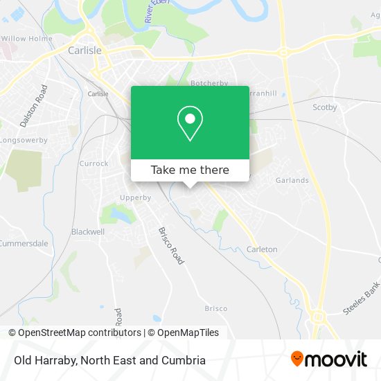 Old Harraby map