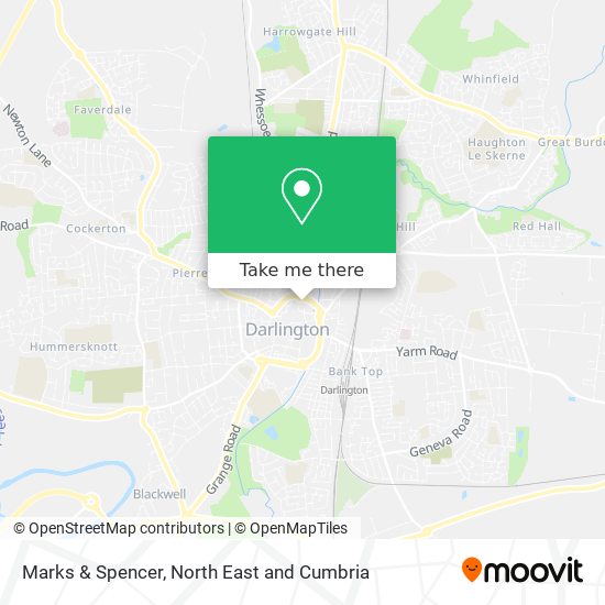 Marks & Spencer map