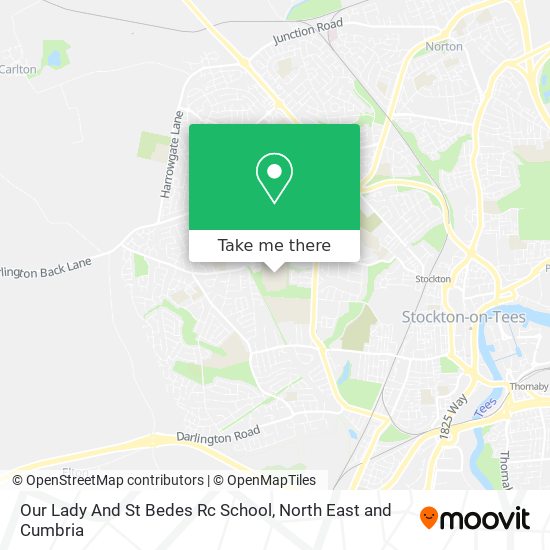 Our Lady And St Bedes Rc School map