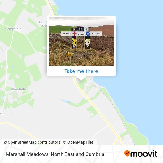 Marshall Meadows map