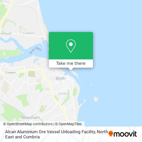 Alcan Aluminium Ore Vessel Unloading Facility map