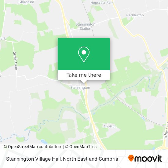 Stannington Village Hall map