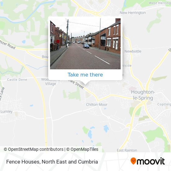 Fence Houses map