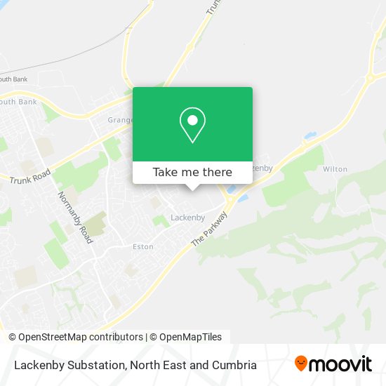 Lackenby Substation map