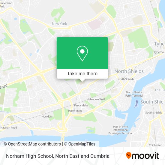 Norham High School map