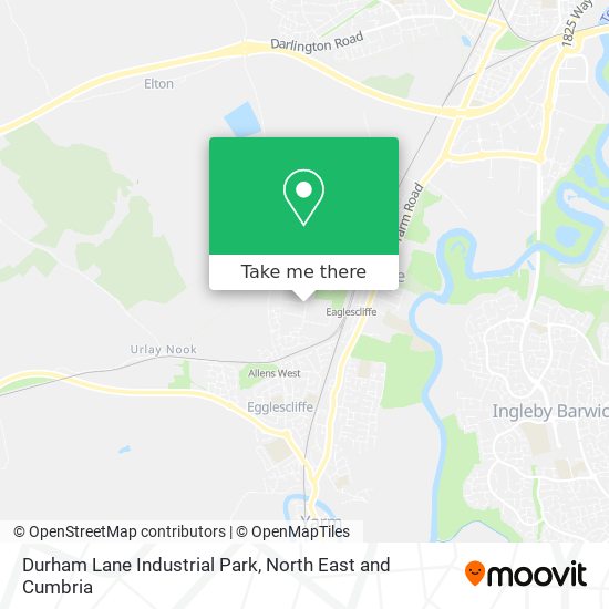 Durham Lane Industrial Park map