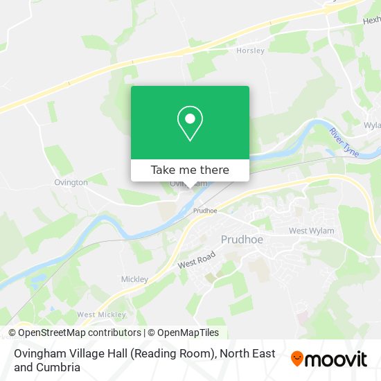 Ovingham Village Hall (Reading Room) map