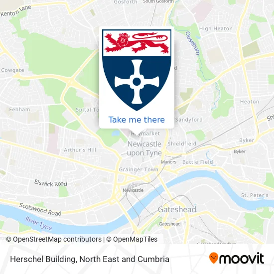 Herschel Building map