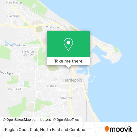 Raglan Quoit Club map