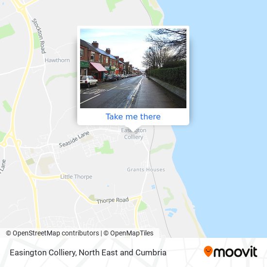 Easington Colliery map