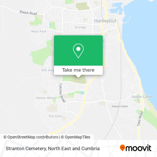Stranton Cemetery map
