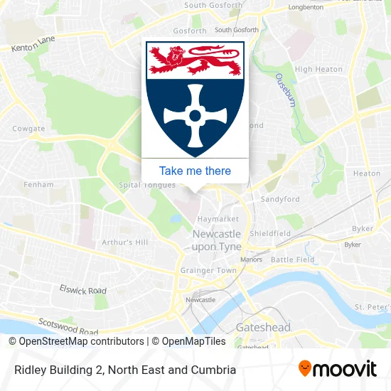 Ridley Building 2 map