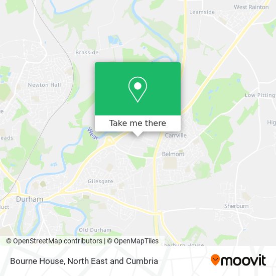 Bourne House map