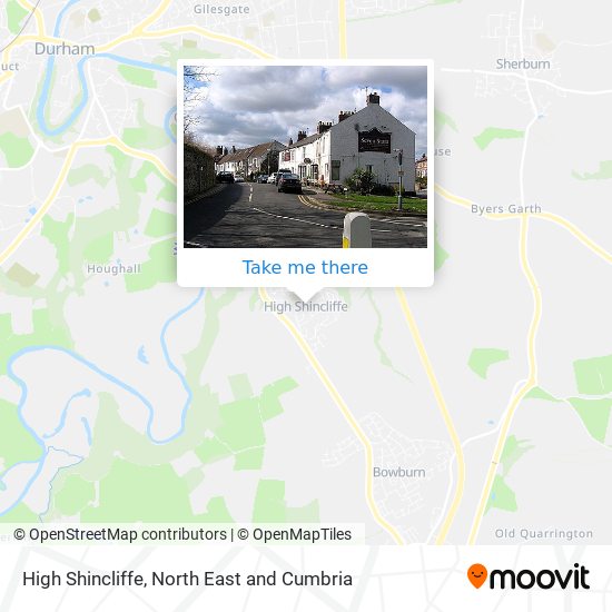 High Shincliffe map