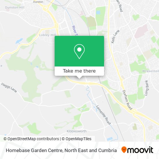 Homebase Garden Centre map