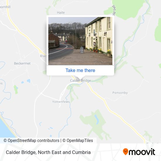 Calder Bridge map