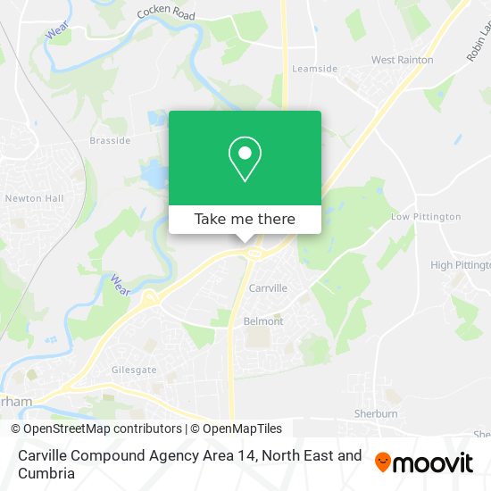 Carville Compound Agency Area 14 map