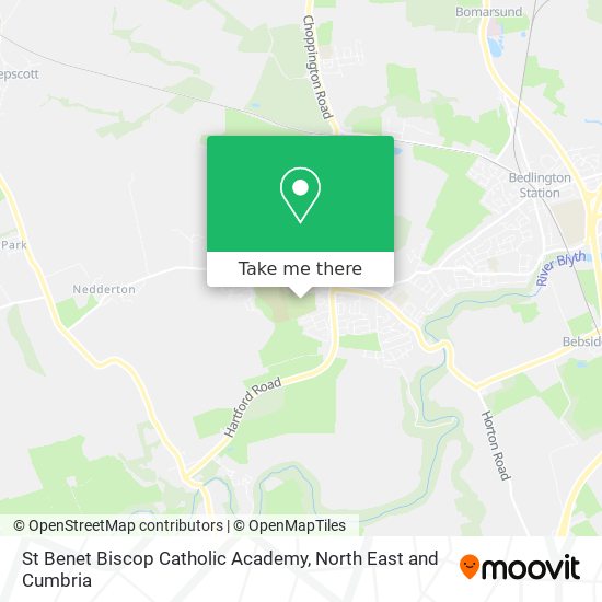 St Benet Biscop Catholic Academy map