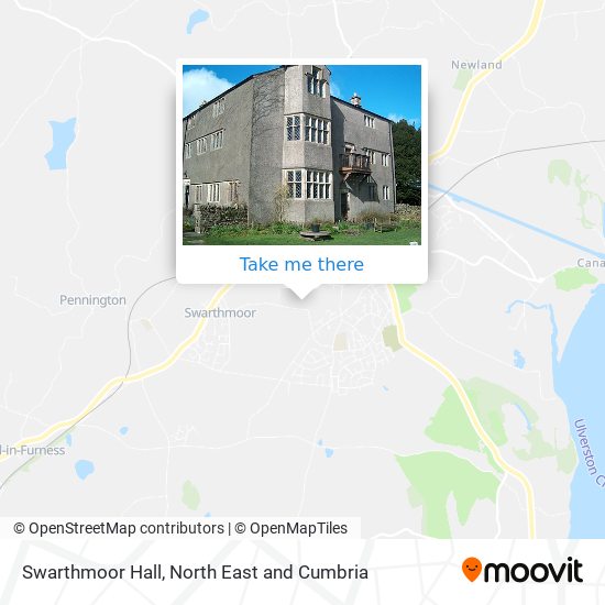 Swarthmoor Hall map