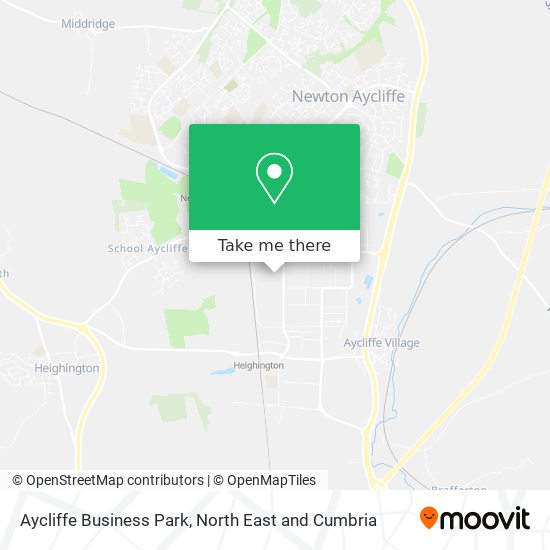 Aycliffe Business Park map