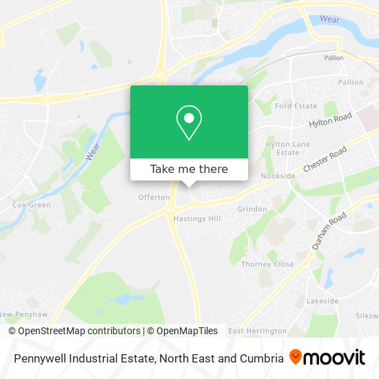 Pennywell Industrial Estate map