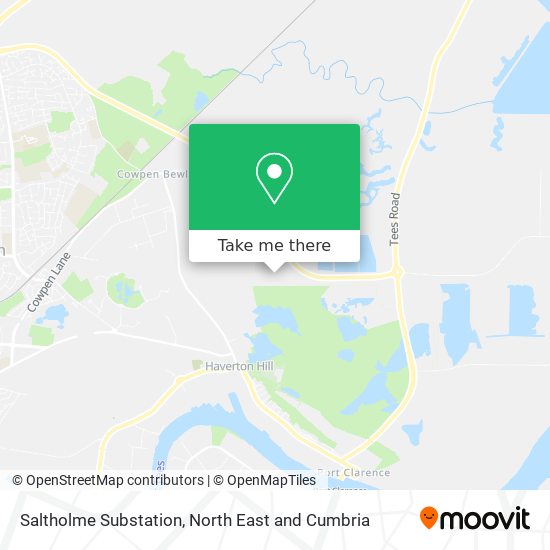 Saltholme Substation map
