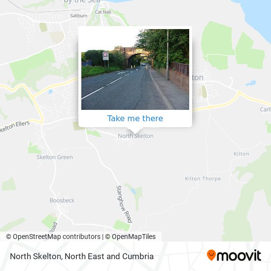 North Skelton map