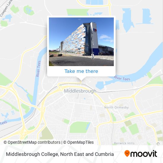 How To Get To Middlesbrough College In Middlesbrough By Bus Or Train Moovit