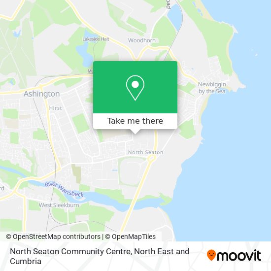 North Seaton Community Centre map