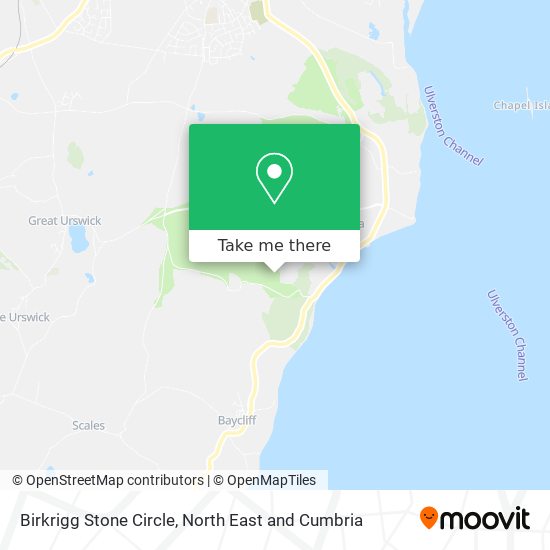Birkrigg Stone Circle map