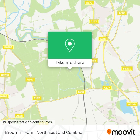 Broomhill Farm map