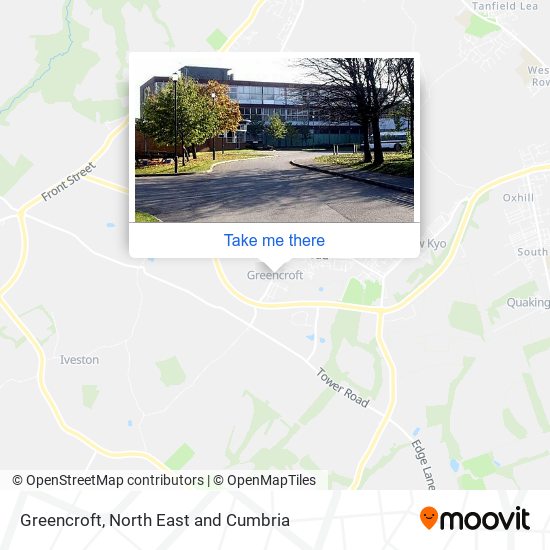 Greencroft map