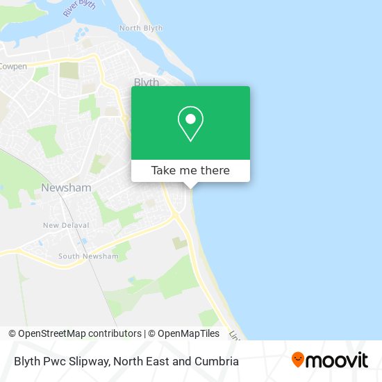 Blyth Pwc Slipway map