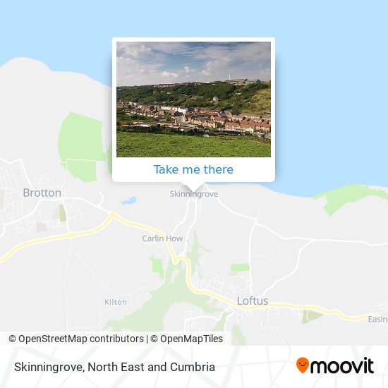 Skinningrove map