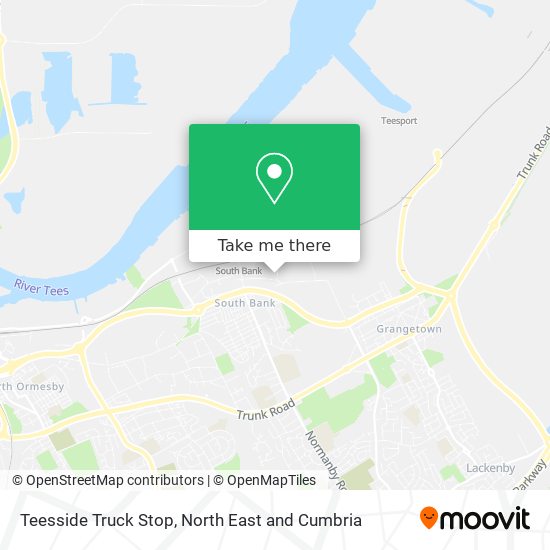 Teesside Truck Stop map
