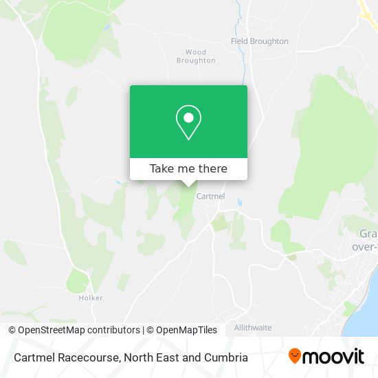 Cartmel Racecourse map
