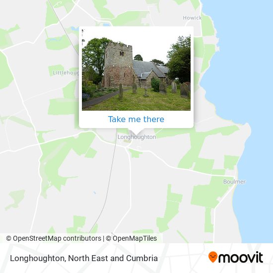 Longhoughton map