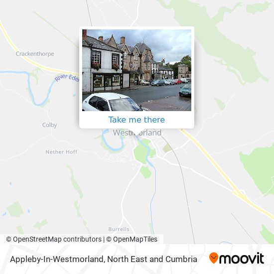 Appleby-In-Westmorland map