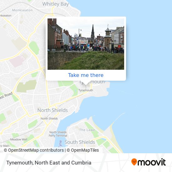 Tynemouth map