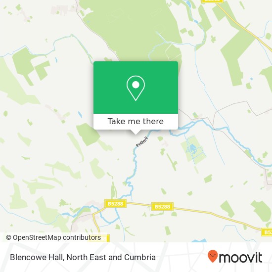 Blencowe Hall map