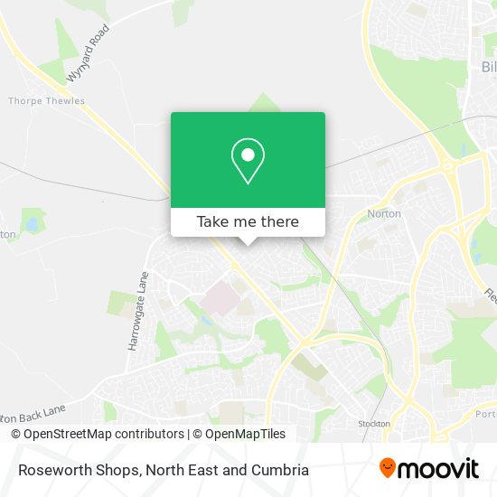Roseworth Shops map