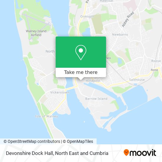 Devonshire Dock Hall map