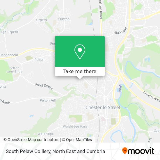 South Pelaw Colliery map