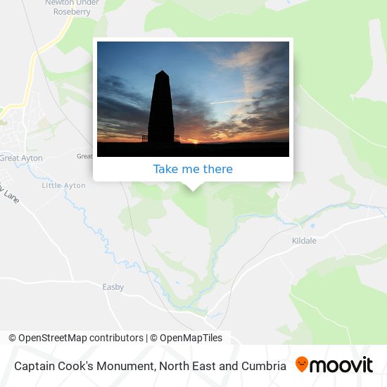Captain Cook's Monument map